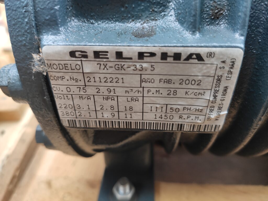Compressors Gelpha 3,4-76,7 kW
