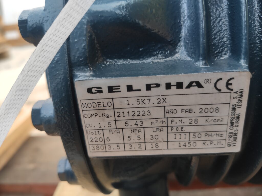 Compressors Gelpha 3,4-76,7 kW