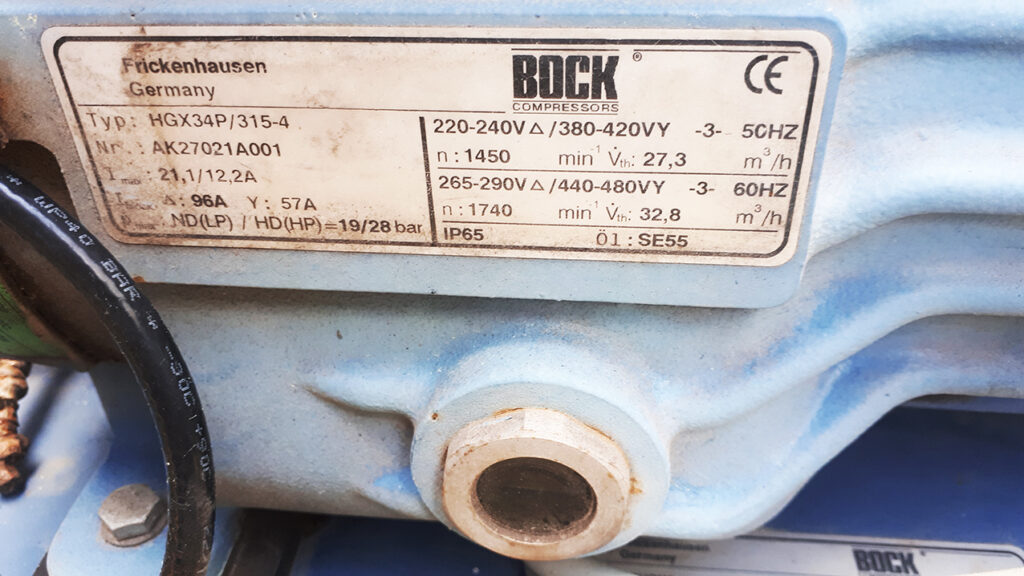 GEBRAUCHTE KONDENSATIONSEINHEIT BOCK 14,3 KW