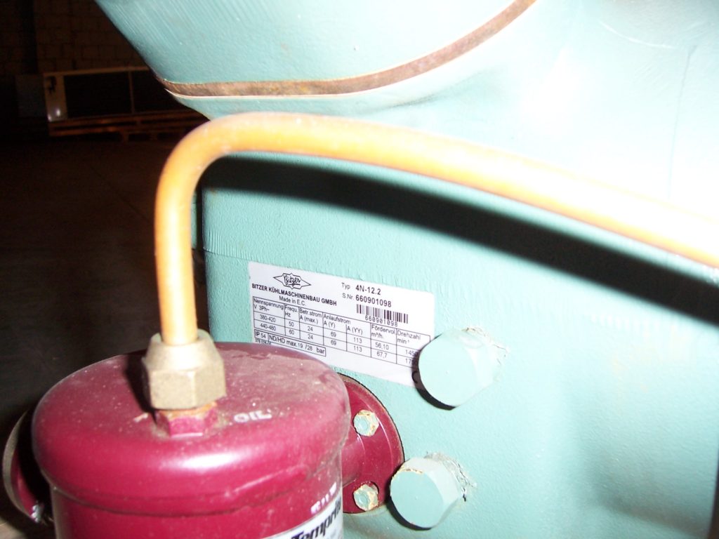 Used semi-hermetic piston compressor Bitzer 32 kW