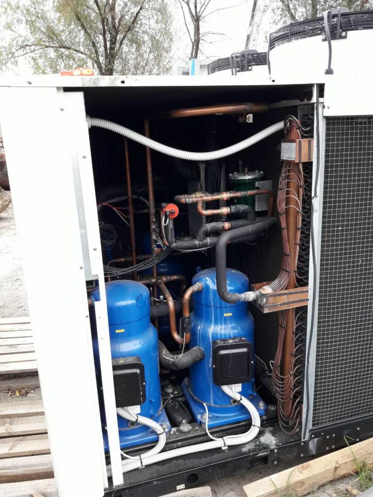 Używany agregat wody lodowej Galletti 154 kW