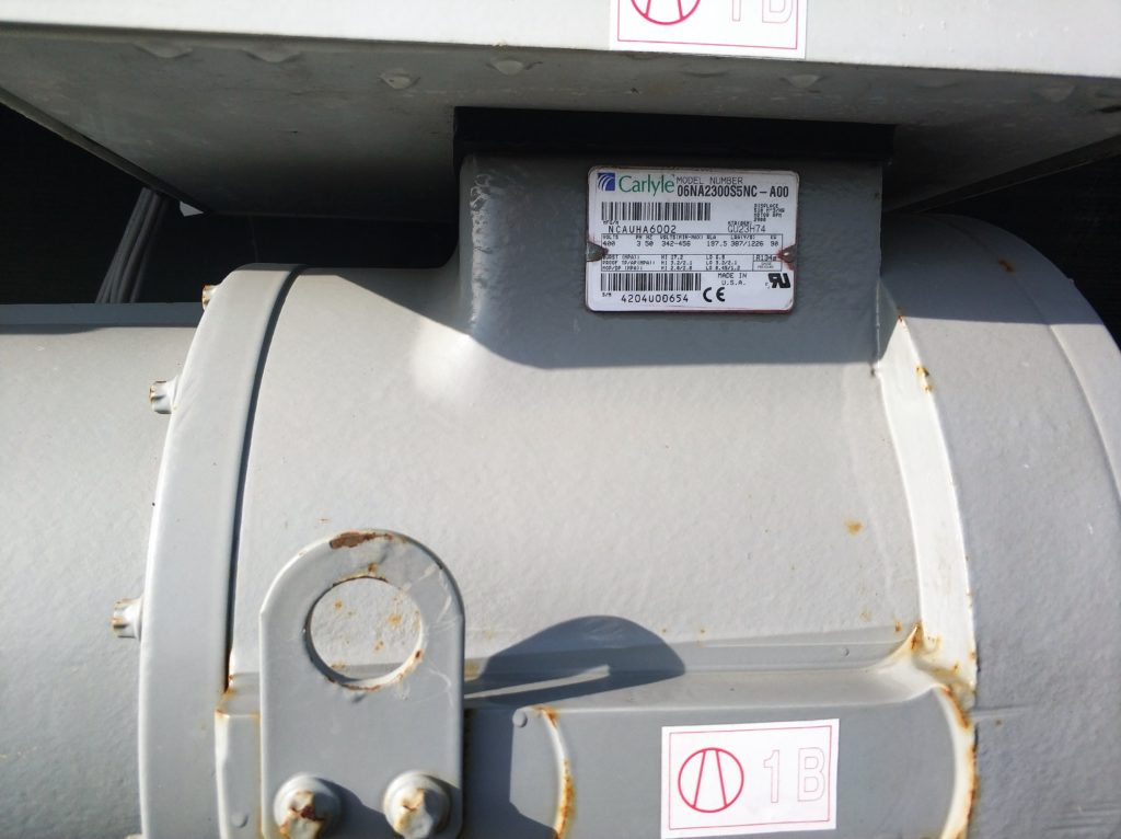 Aircooled chiller Carrier 745 kW