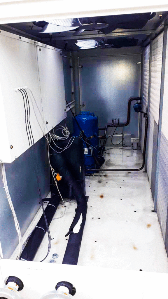 Gebrauchte Kaltwassersatz Trane 63 kW