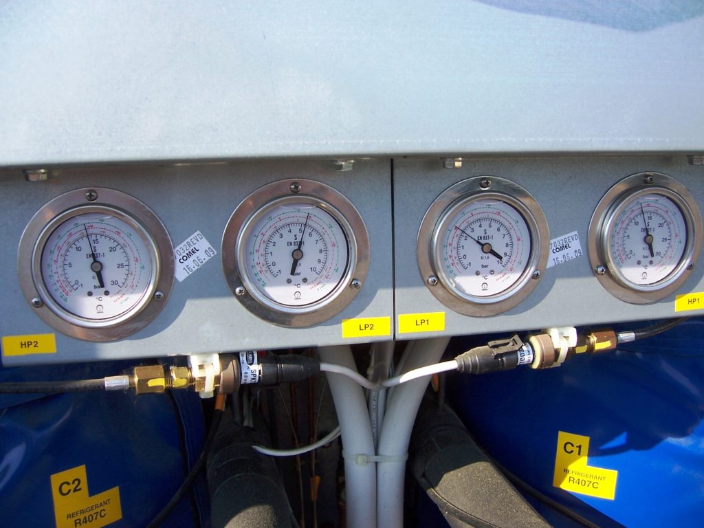 Chiller with free-cooling Hiross-Emerson 107 kW
