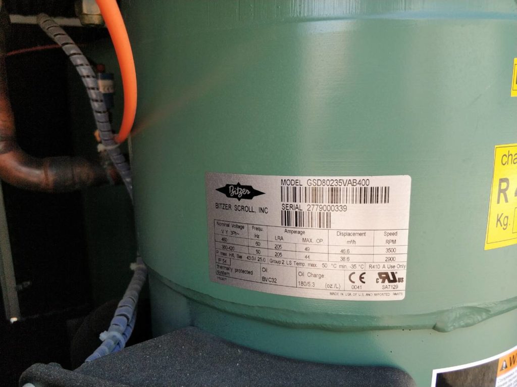 Aircooled chiller Emicon 208 kW