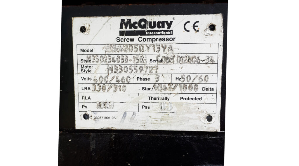 Чиллер McQuay 953 кВт