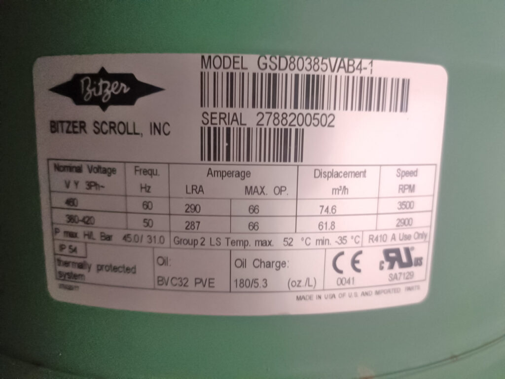 Чиллер Systemair SYSCROLL 290 AIR 289 кВт
