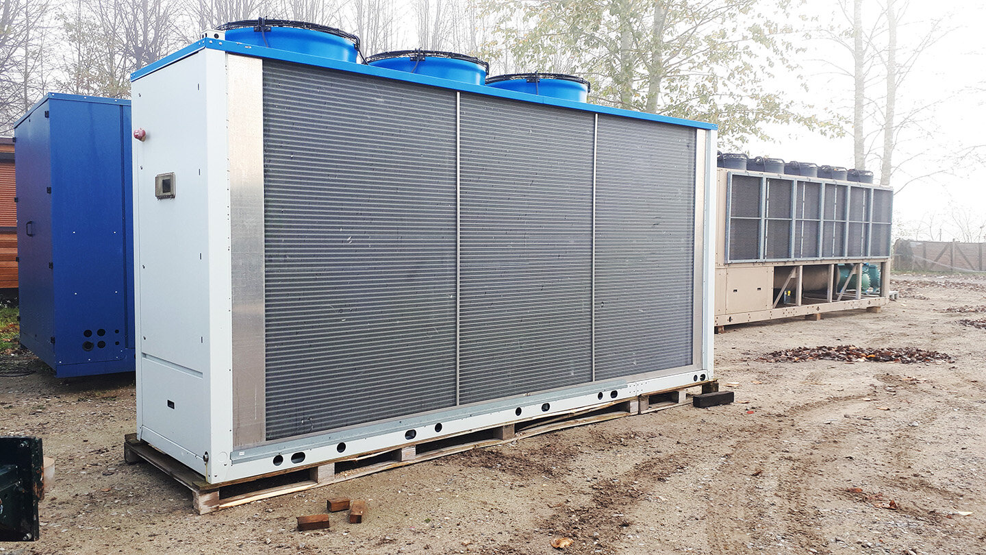 Чиллер Blue Box Zeta REV 160 кВт с экономайзером и опцией теплового насоса