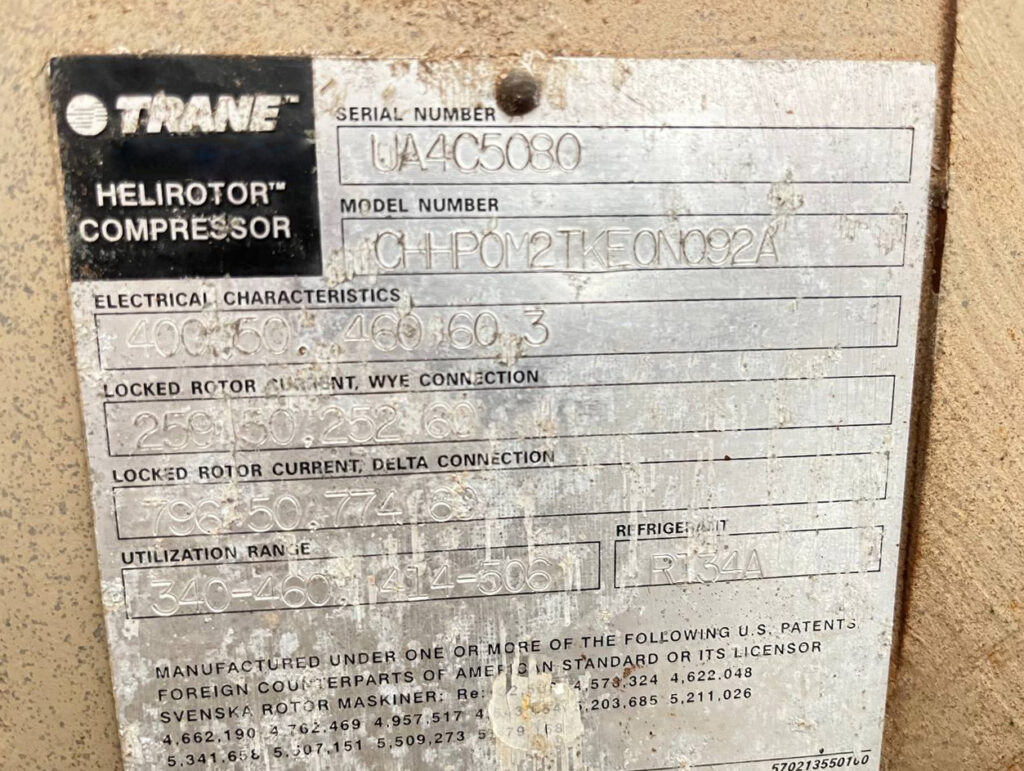 Чиллер Trane RTWB 218 553 кВт
