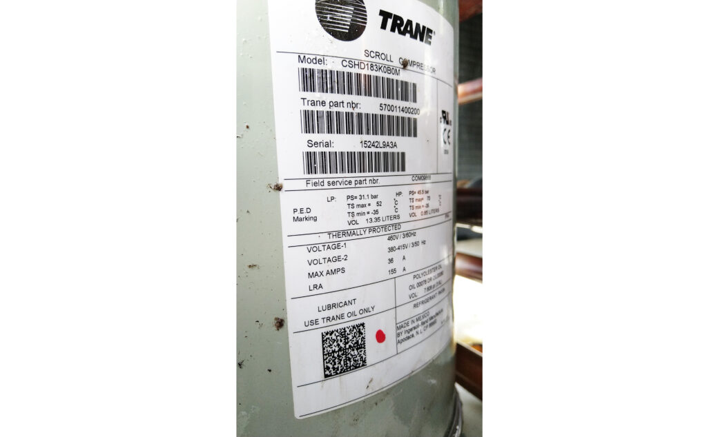 Чіллер/Тепловой Trane 127 кВт