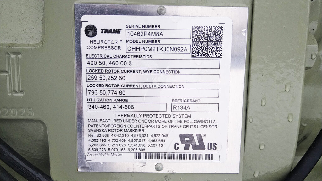 Чиллер Trane 466 кВт