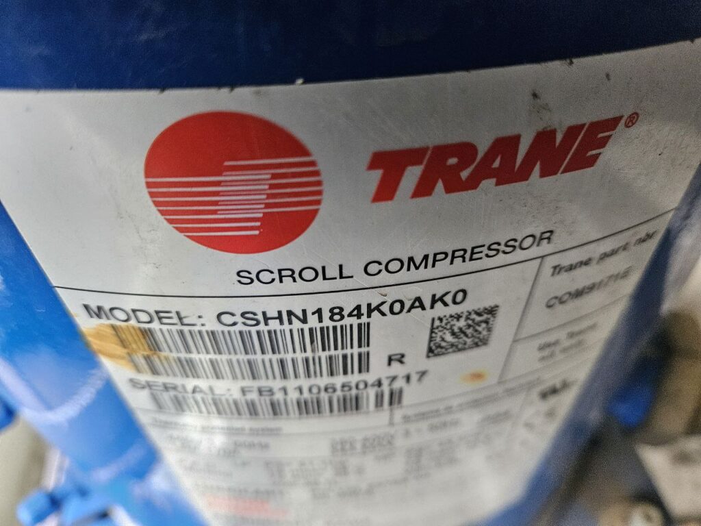 Aircooled chiller Trane CGAM 070 186.8kW