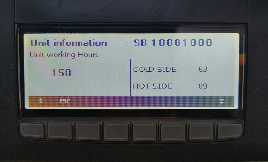 Aircooled chiller/heat pump Blue Box Omicron 160 kW