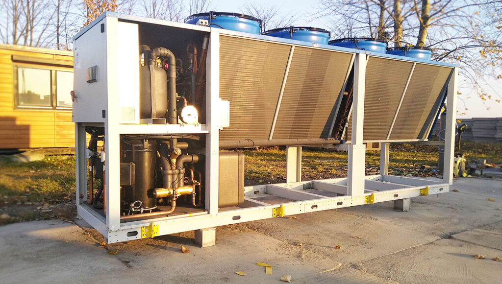 Aircooled chiller/heat pump Blue Box Omicron 160 kW
