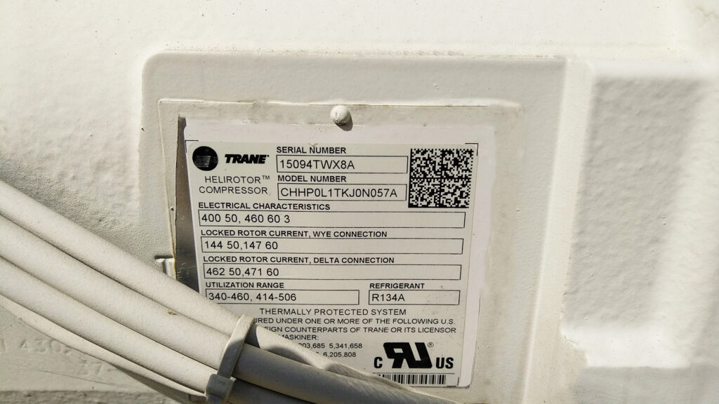Чіллер Trane RTAD 275 кВт