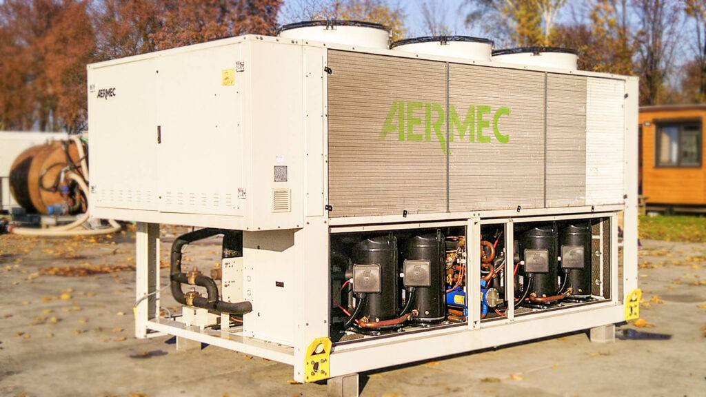 Чіллер/Тепловий насос Aermec 400/461 кВт