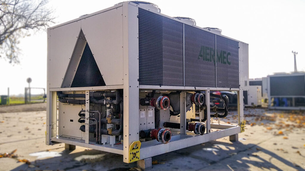 Чіллер/Тепловий насос Aermec 400/461 кВт