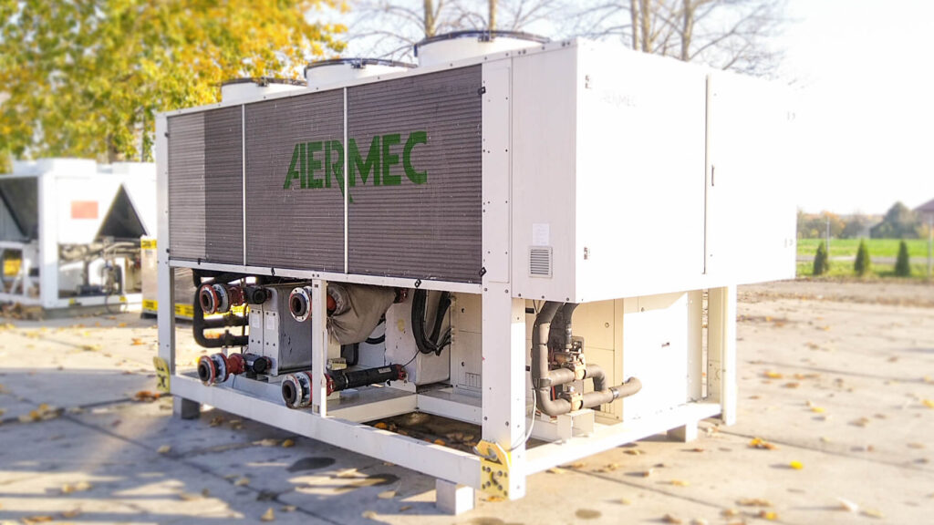 Чіллер/Тепловий насос Aermec 400/461 кВт