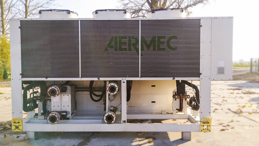 Чіллер/Тепловий насос Aermec 400/461 кВт