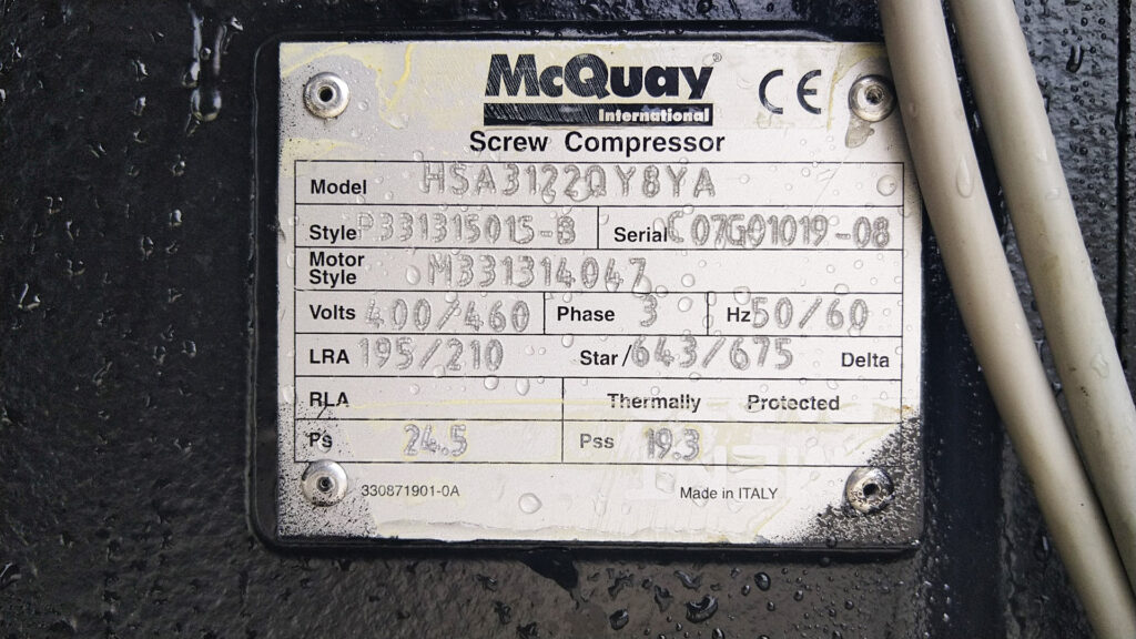 Чиллер McQuay 366 кВт