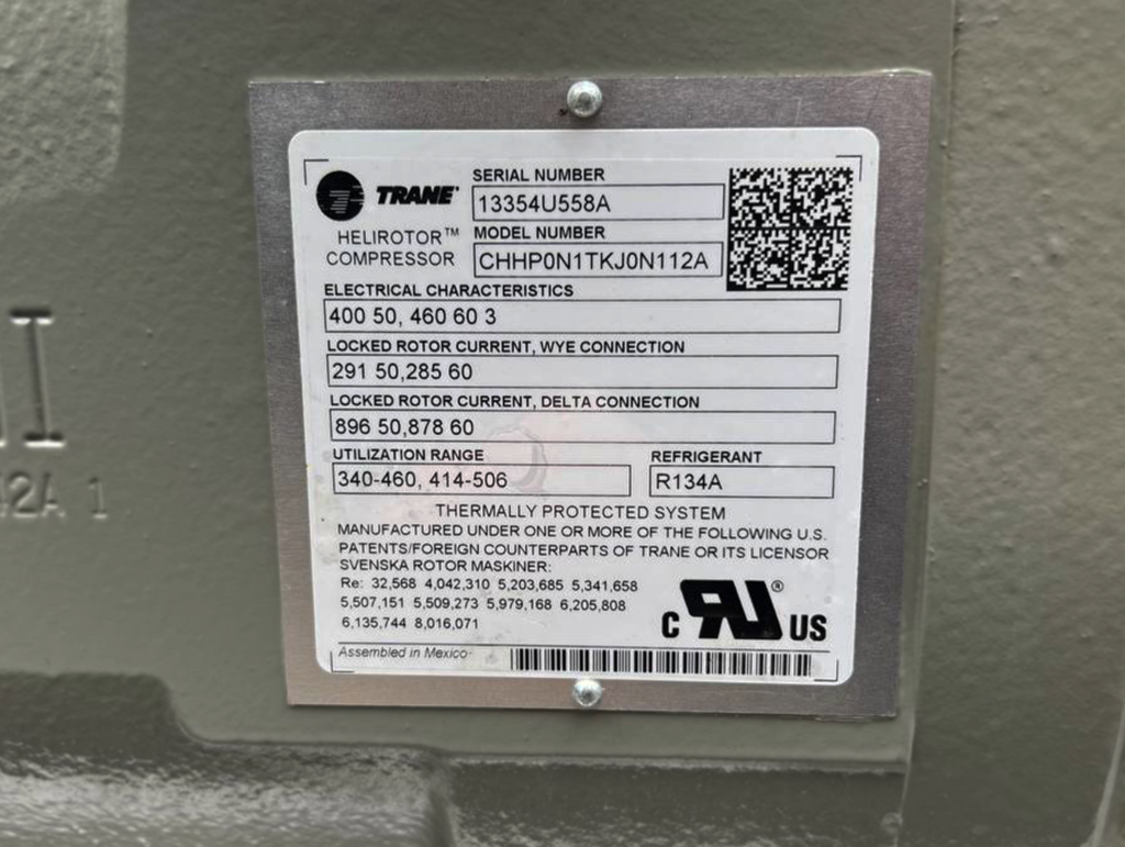 Чиллер Trane RTAD150 553 кВт