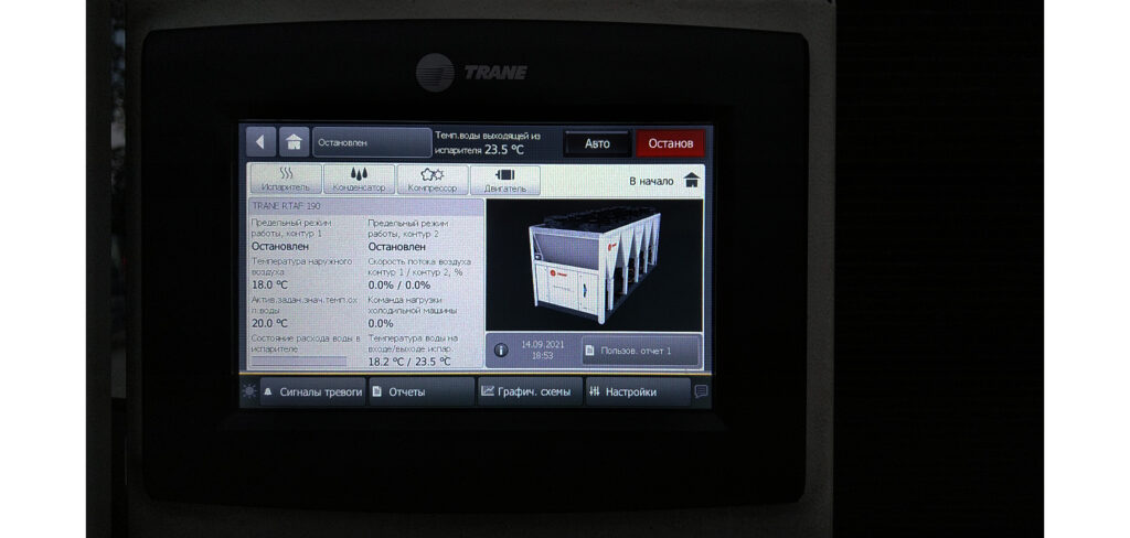 Чиллер Trane 675 кВт