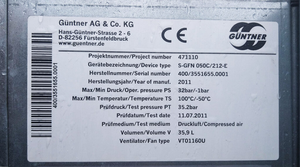 Schockgefrieren Gunter 13.2 kW