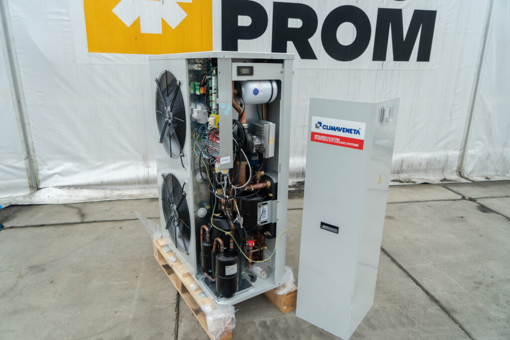 Kaltwassersatz/Wärmepumpe Climaveneta I BX N 010T HANRV 9.9 kW/11 kW