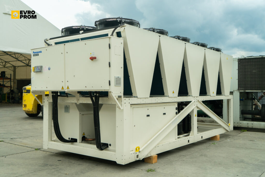 Aircooled chiller/Heat pump Panasonic ECO I W AQUA 450 H 420 kW/451 kW