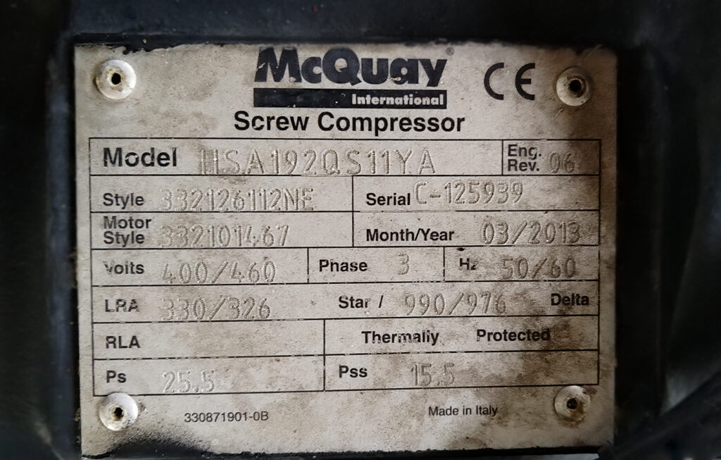 Чіллер McQuay 404 кВт