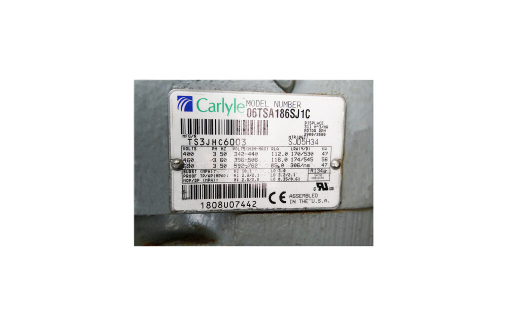 Chiller Carrier 452 kW