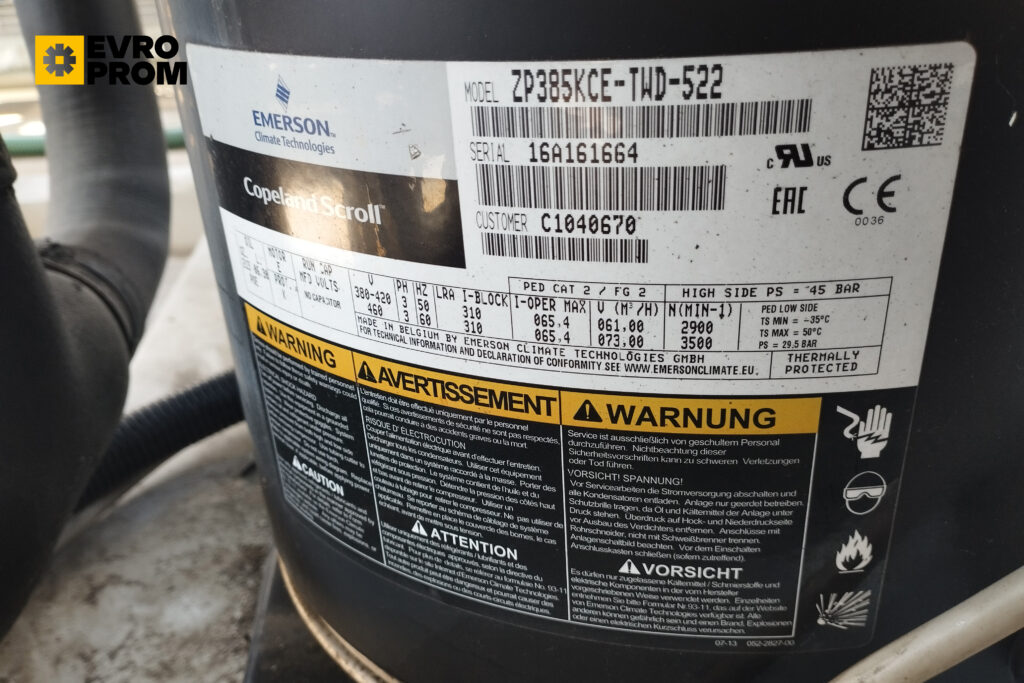 Kaltwassersatz DENCOHAPPEL GLAC 4141 CD2 379 kW