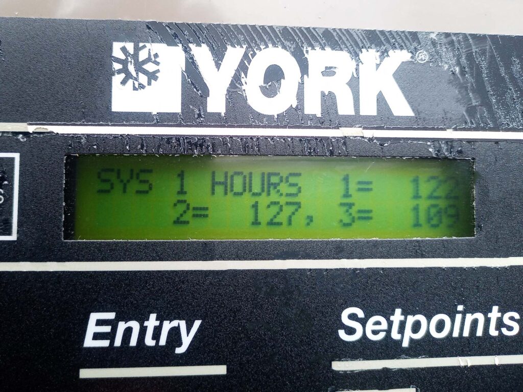 Aircooled chiller York 521 kW