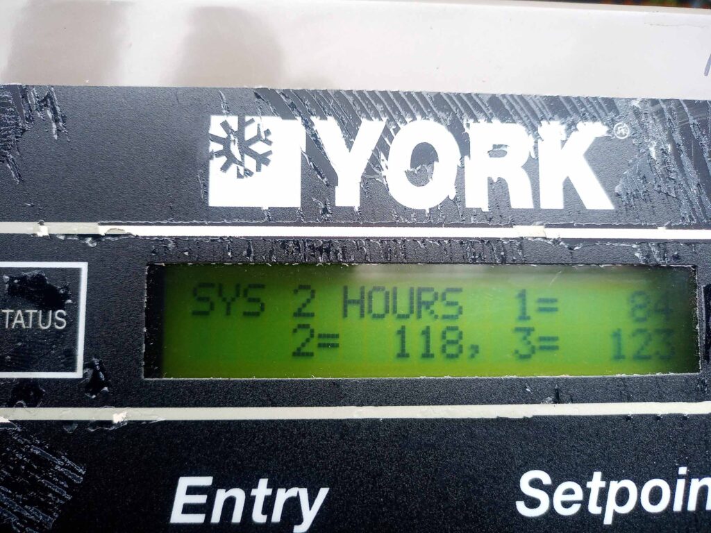 Aircooled chiller York 521 kW
