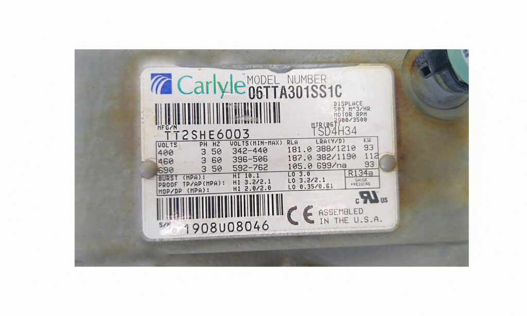 Чиллер CARRIER 450 кВт