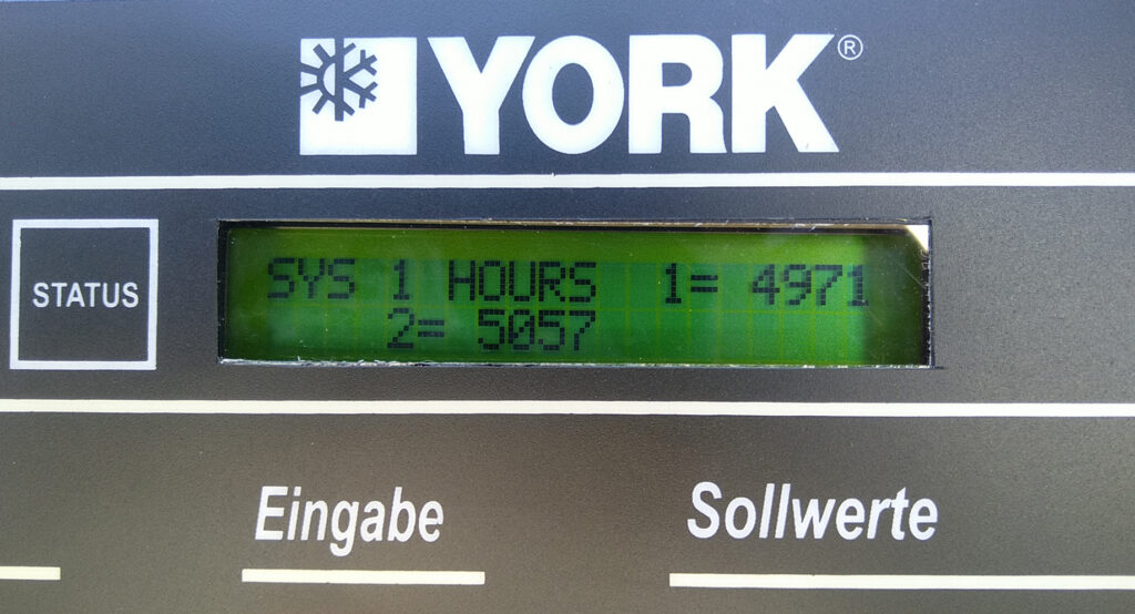 Aircooled chiller York 344 kW