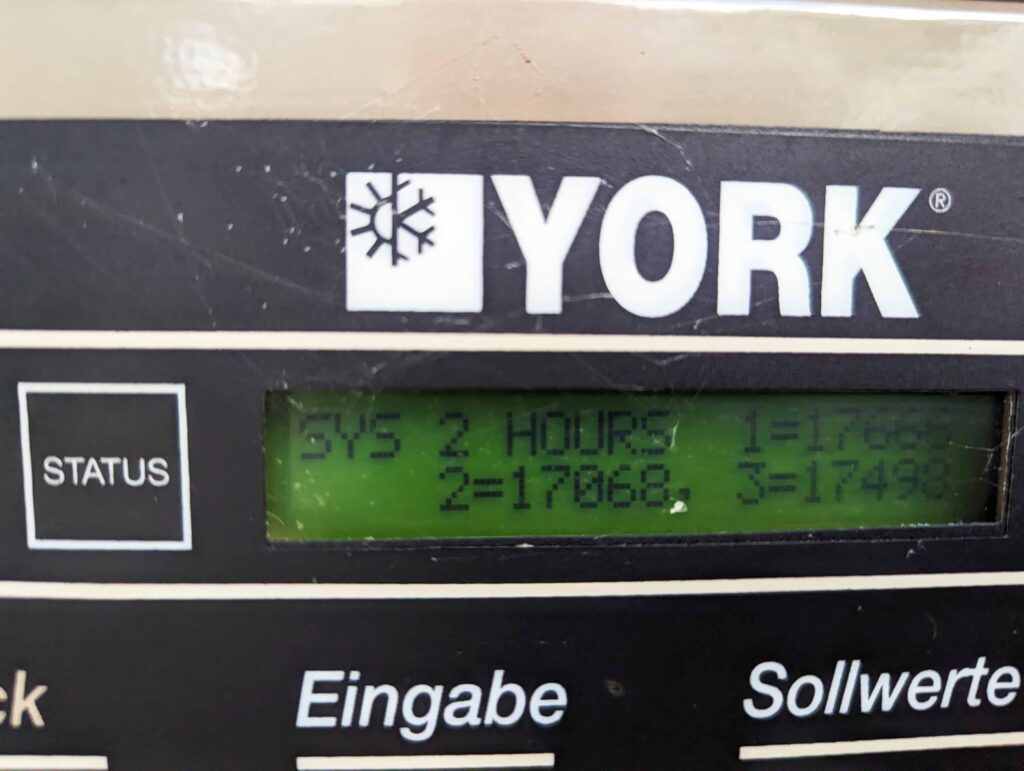 Aircooled chiller York YLAE 222 kW