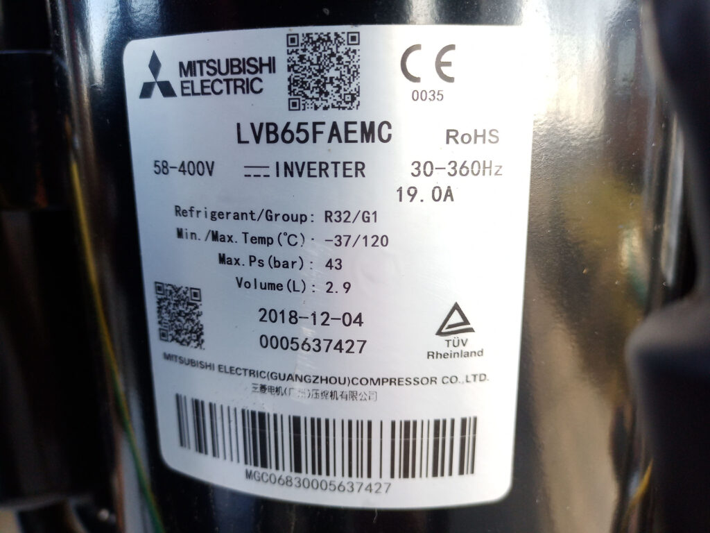 AIRCOOLED CHILLER CLIVET WSAT-YES 58 kW