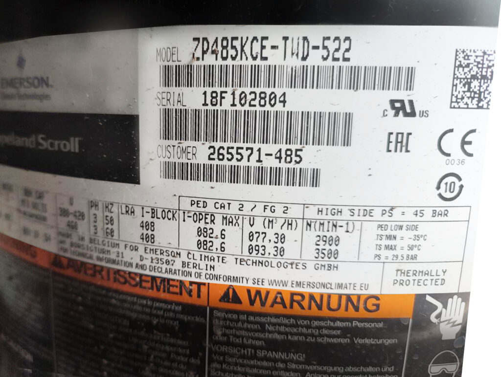 Чиллер/Тепловой насос Systemair Syscroll Air HP 540 482/556 кВт