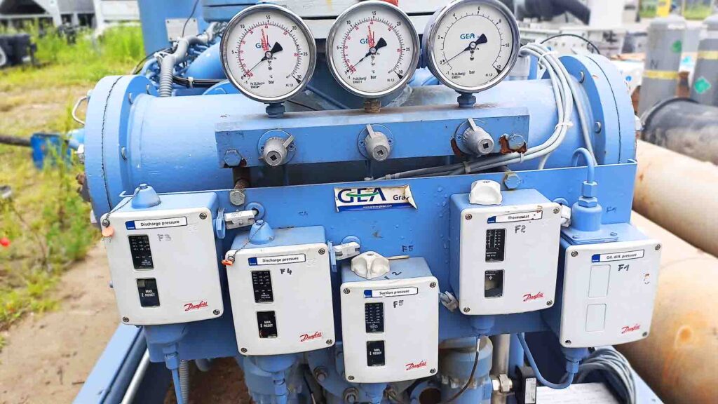 Ammoniak-Kompressoreinheit GEA Grasso RC912 572 kW