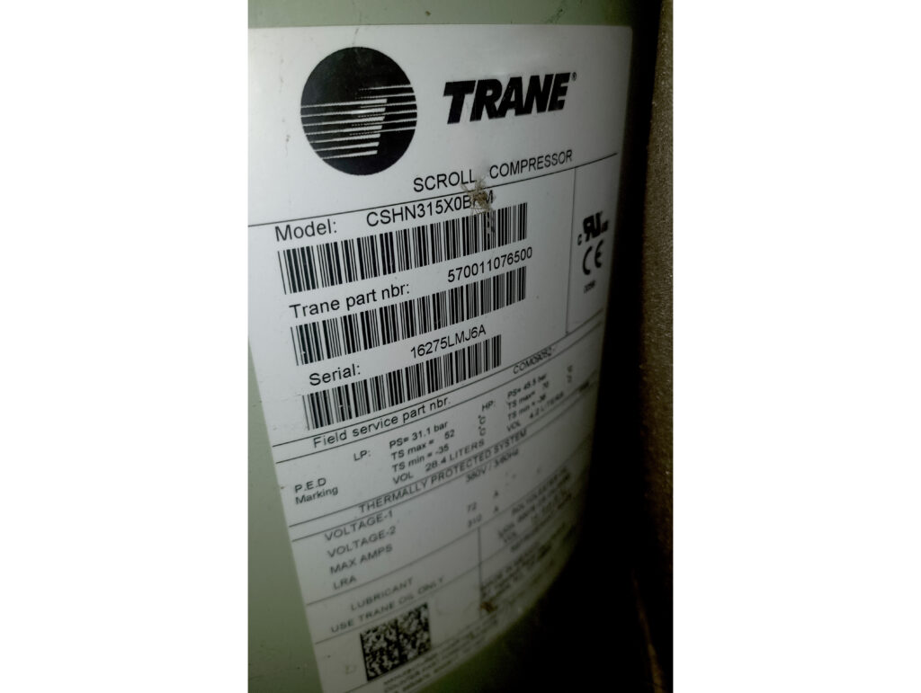 Чиллер Trane  CGAM 110 311 кВт