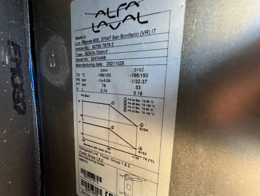 AIRCOOLED CHILLER EMICON ERAH 8120 MC VS HE KE 785 KW