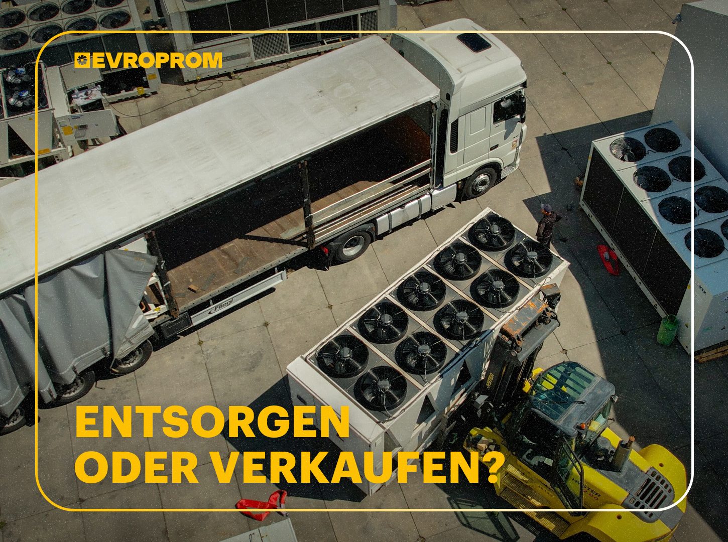 Was tun mit einem Kaltwassersatz: Entsorgen oder verkaufen