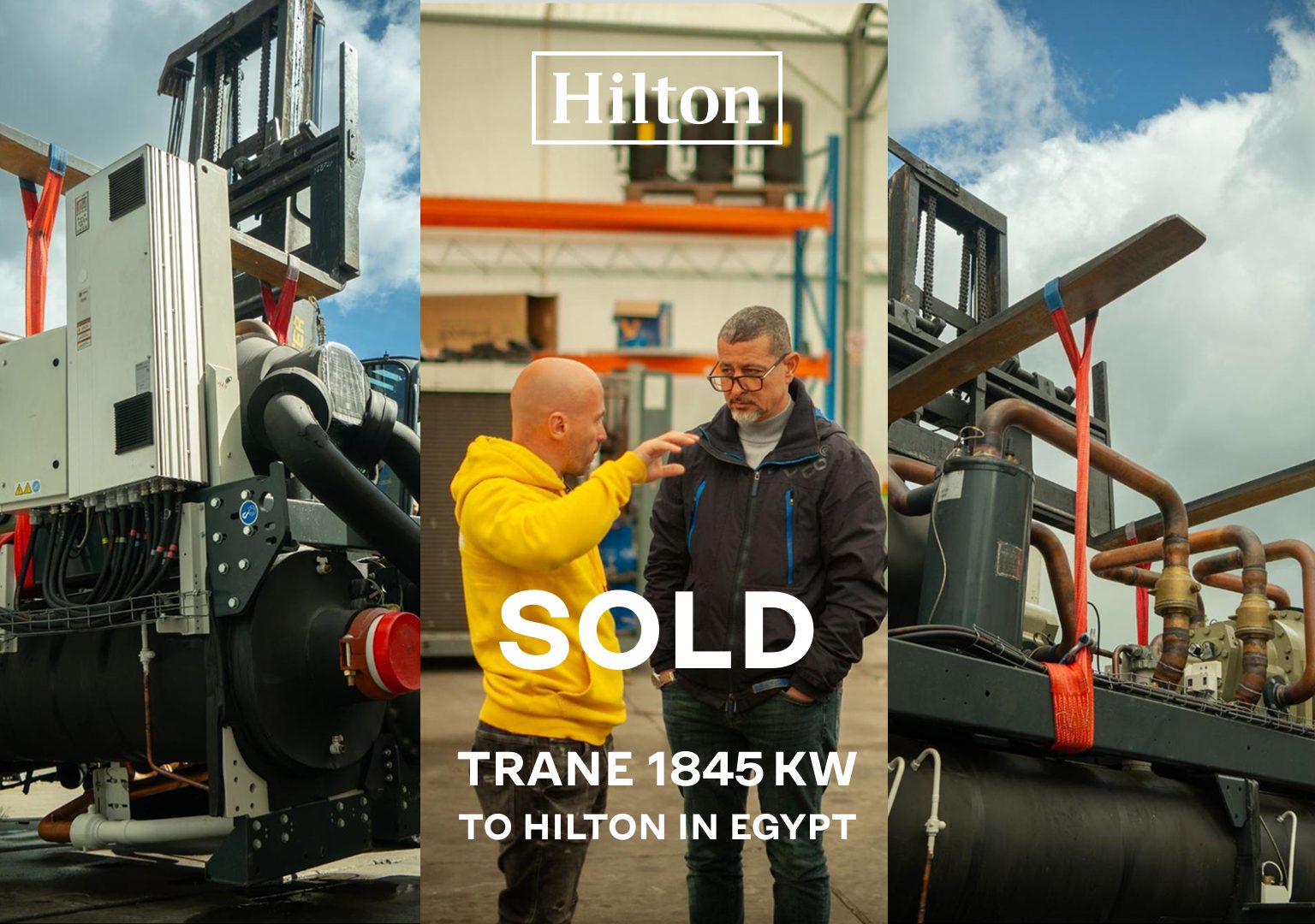 How to Choose a Chiller for a Hotel in a Hot Climate: TRANE 1845 kW Case Study at Hilton Egypt