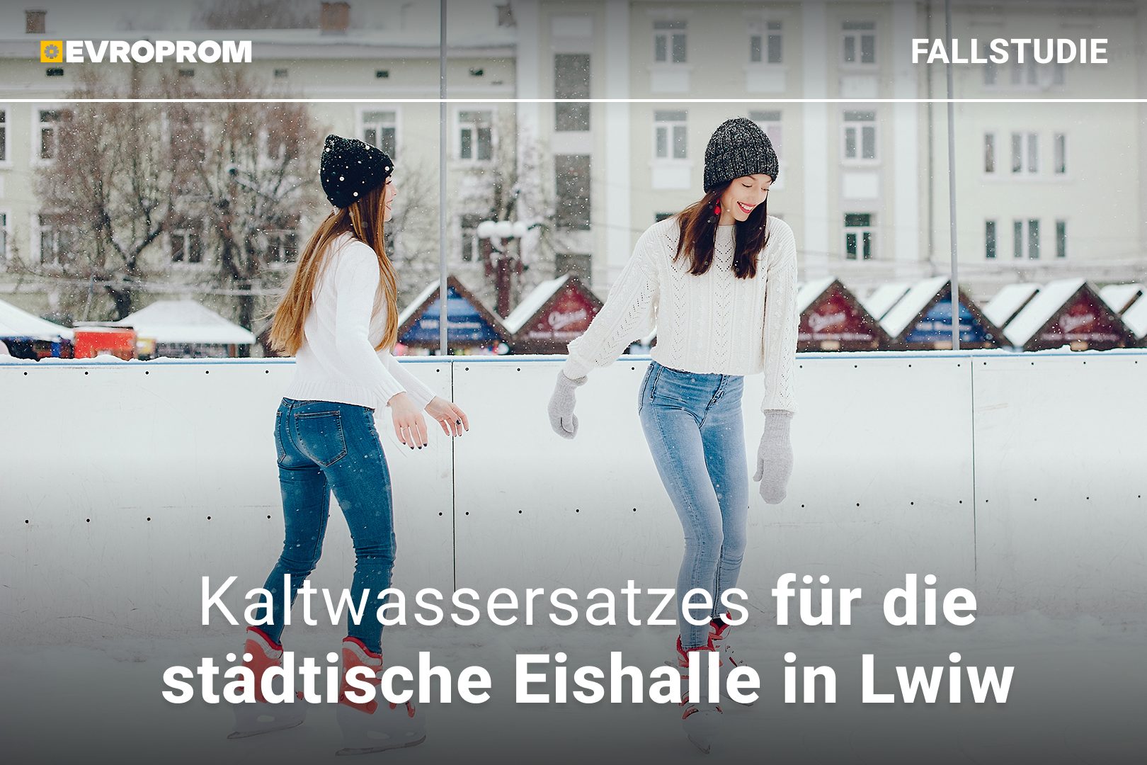 Wiederholte Lieferung für die Eishalle: Kaltwassersatz ~1 MW mit Schraubenkompressoren